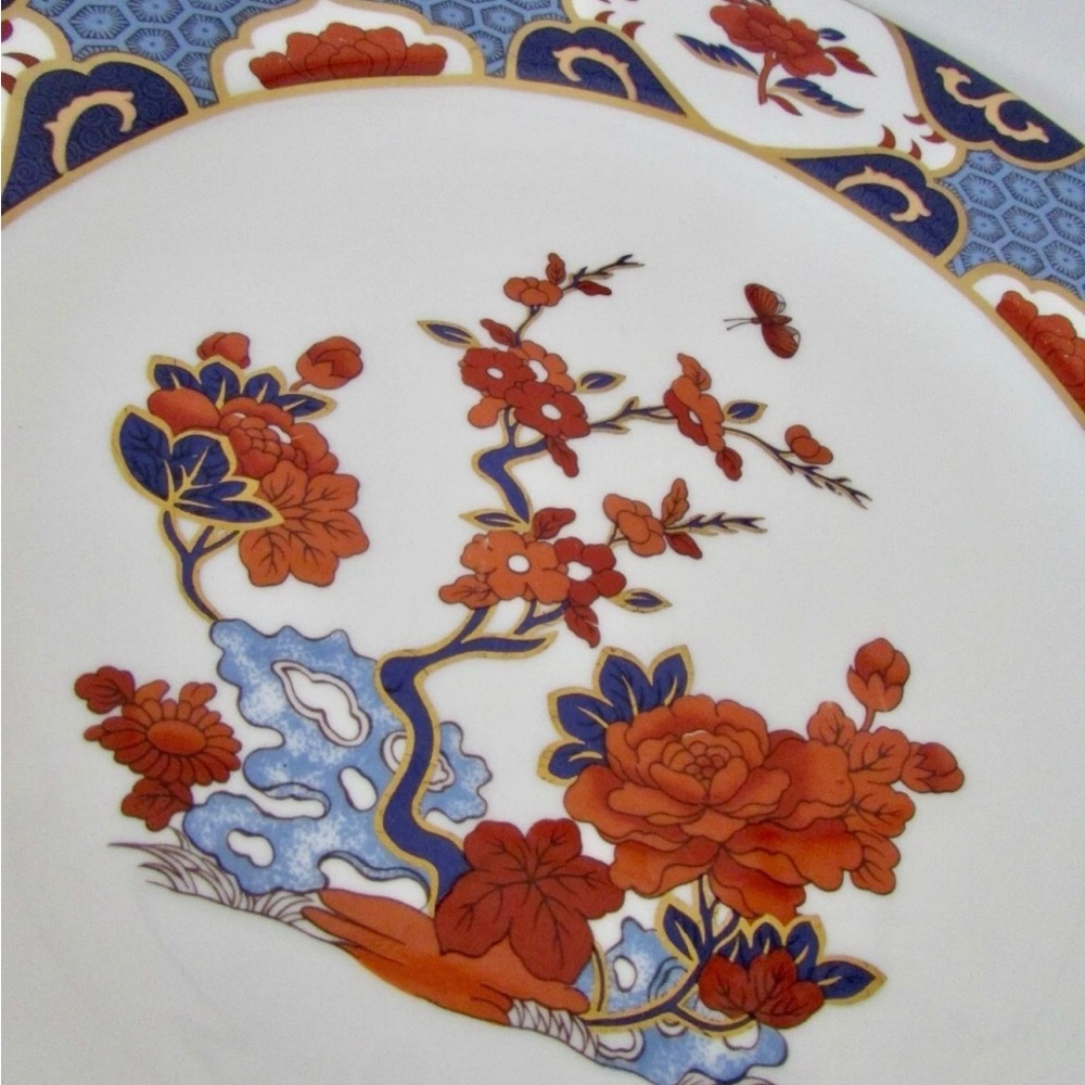 Set of 4 Spode Shima Bone China Luncheon Plates 9 1/4 Y8172-D - Picture 3 of 8